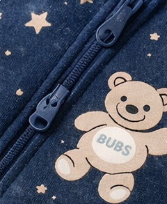 Twinkle Bear Zip Sleepsuit